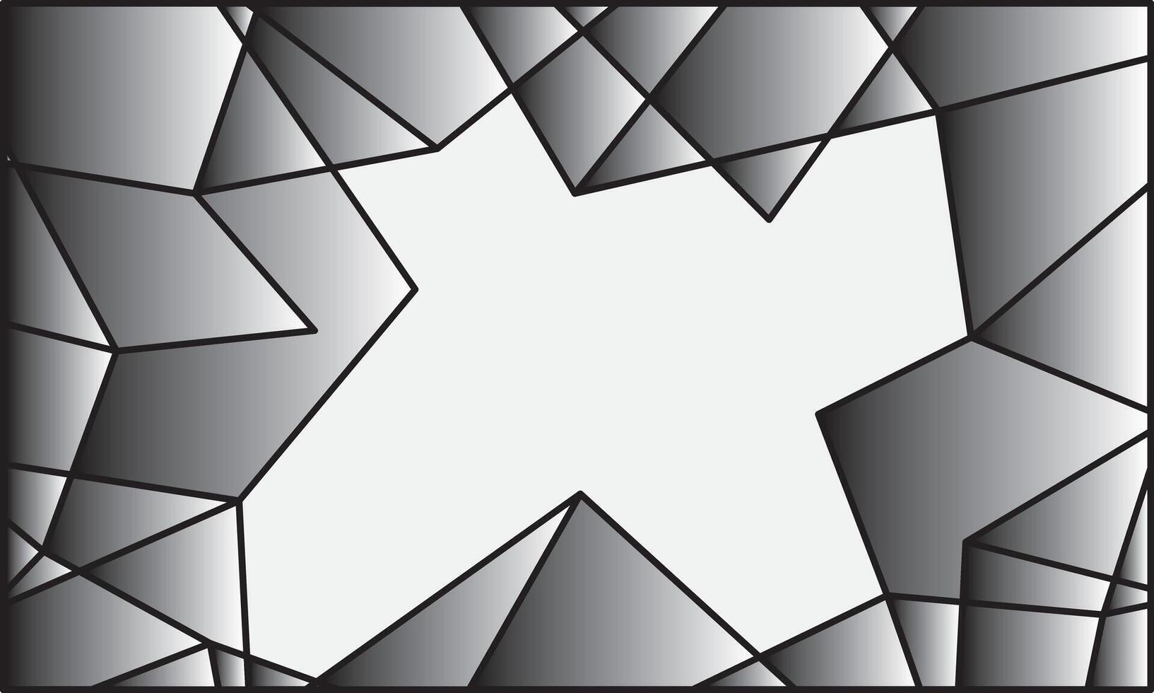 Abstract geometric gradient gray color background vector