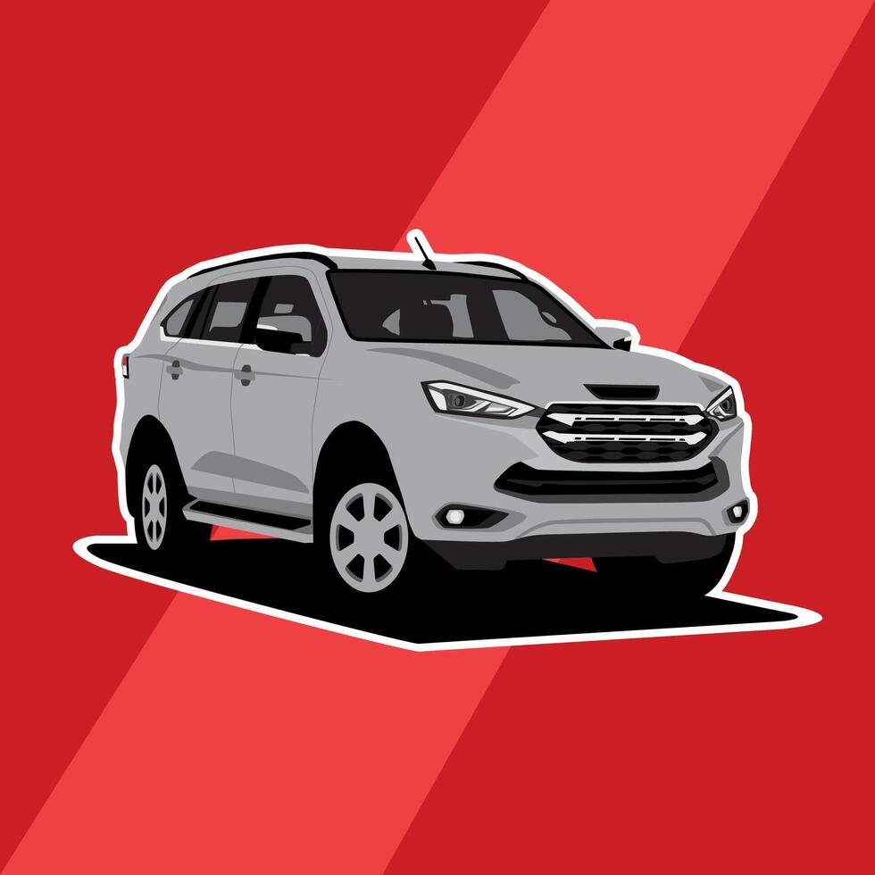 car model suv ilustration cartoon vector