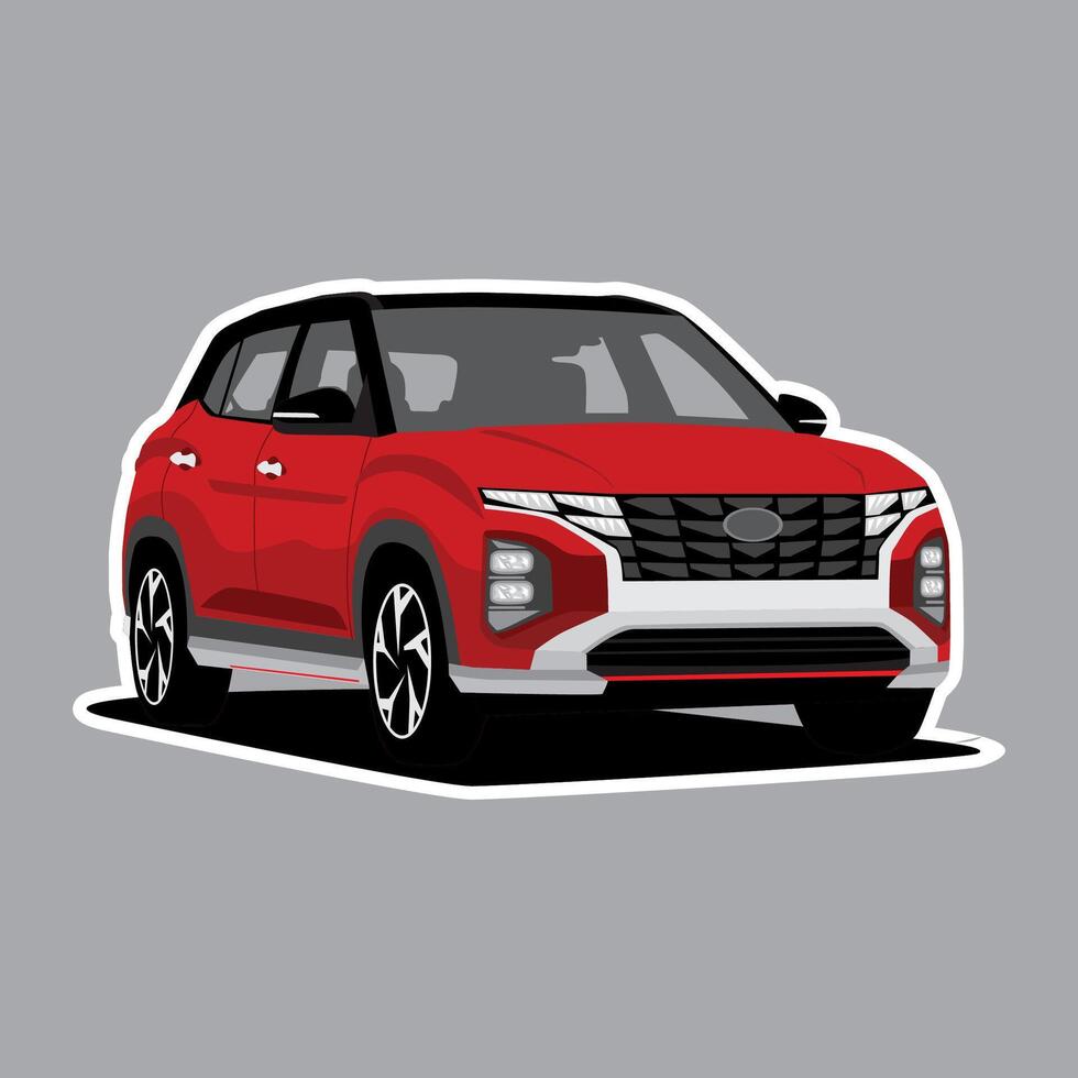 car model suv ilustration vector