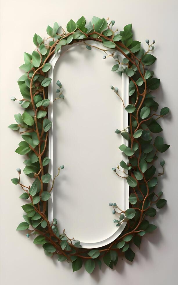 Vine Border Frame Copy Space Area photo