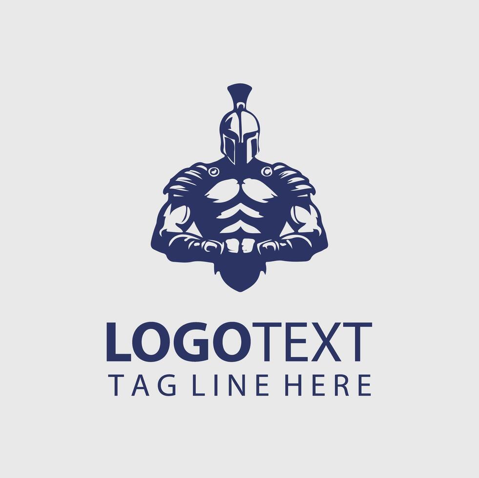 Gladiator Logo Illustrations vector
