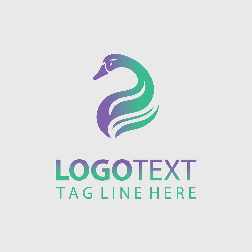 Goose logo Illustrations vector