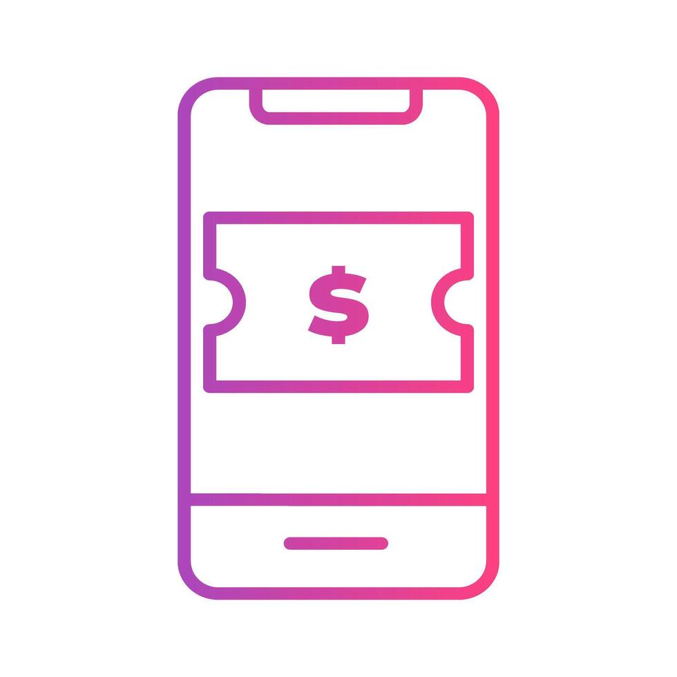 Price gradient icon. coupon, discount, and ticket symbol. perfect for interfaces, websites, UI and mobile apps. vector