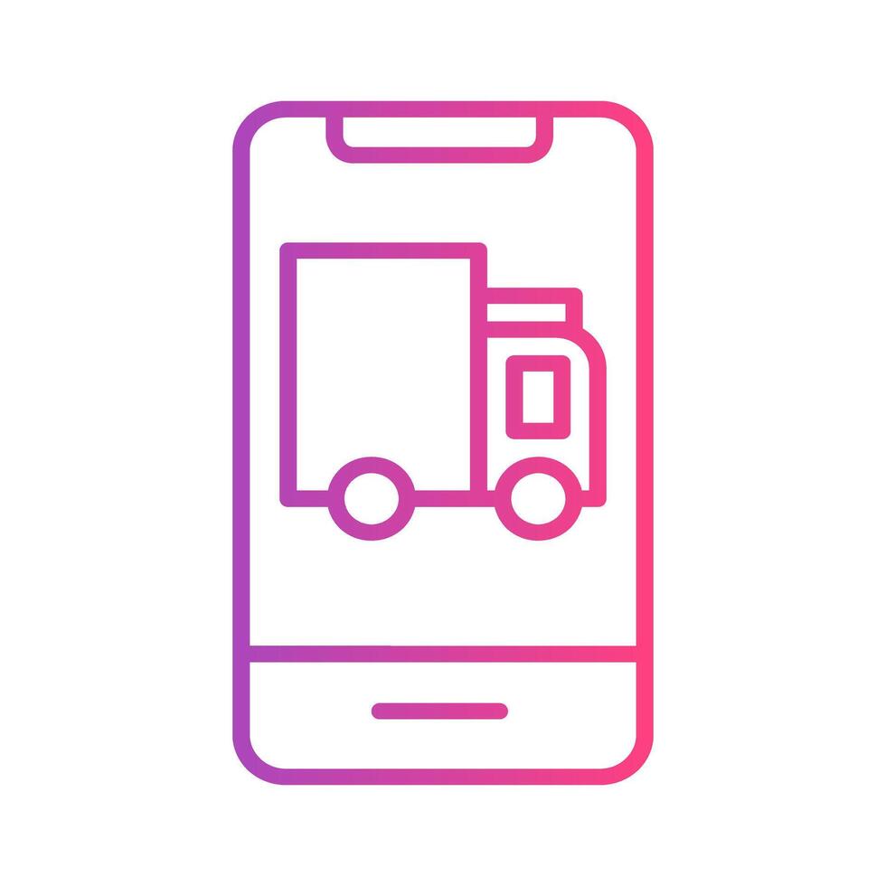 Shipping gradient icon. transport, retail, and business symbol. perfect for interfaces, websites, UI and mobile apps. vector