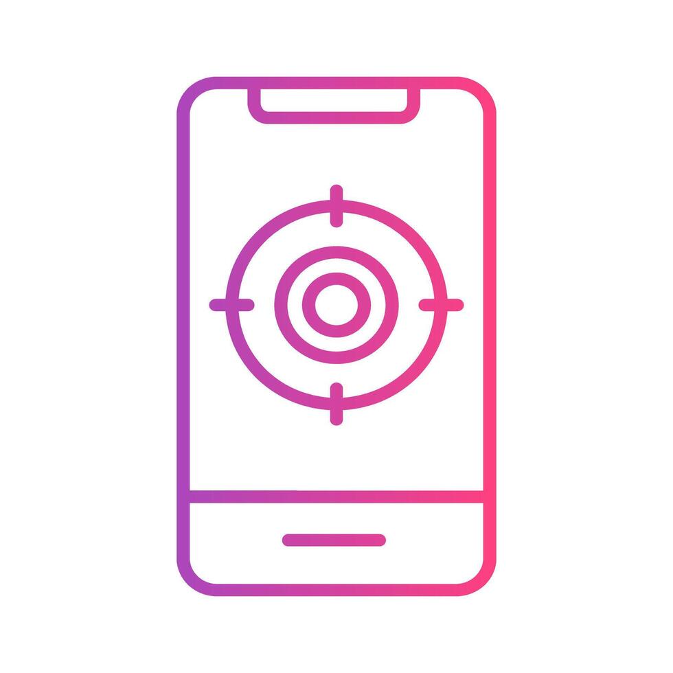 Tracking gradient icon. finance, transport, and business symbol. perfect for interfaces, websites, UI and mobile apps. vector