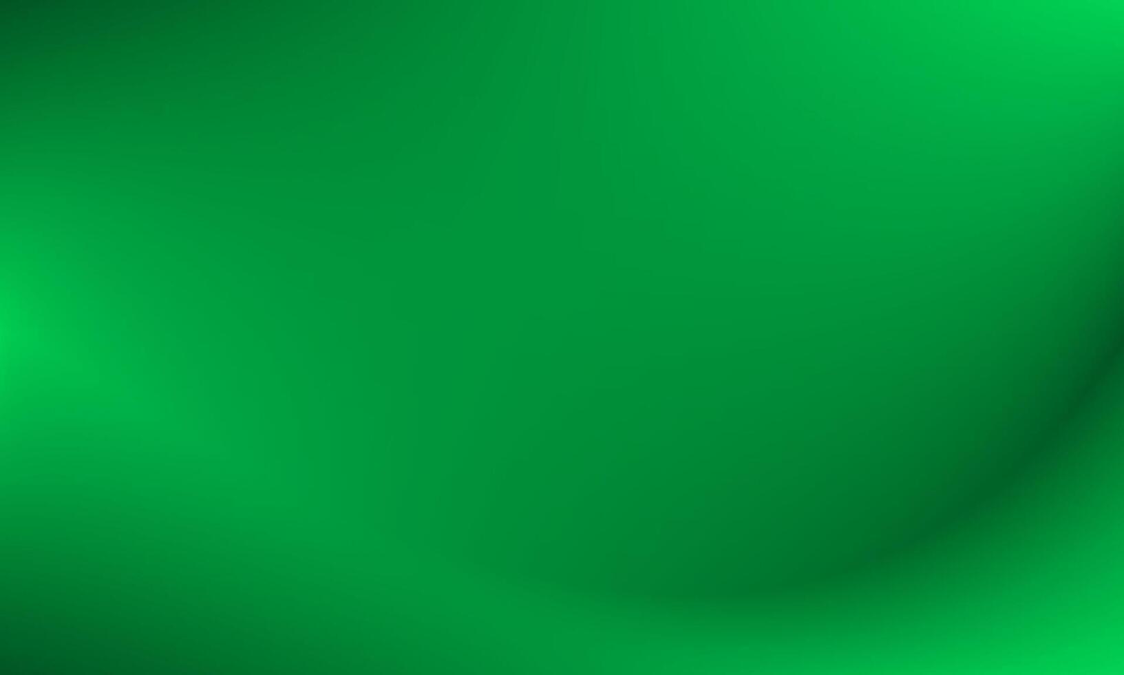 Modern elegant green color gradient transition background. Flat and blank template overlay decoration vector