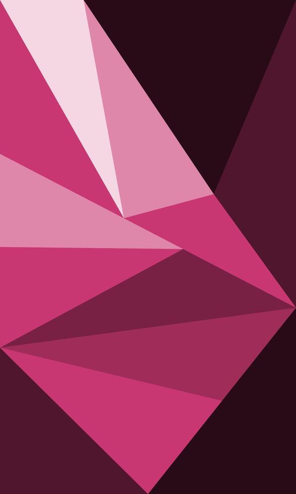 Vertical maroon polygonal background with empty space for banner, poster, wallpaper, advertisement, business presentation or poster and banner vector