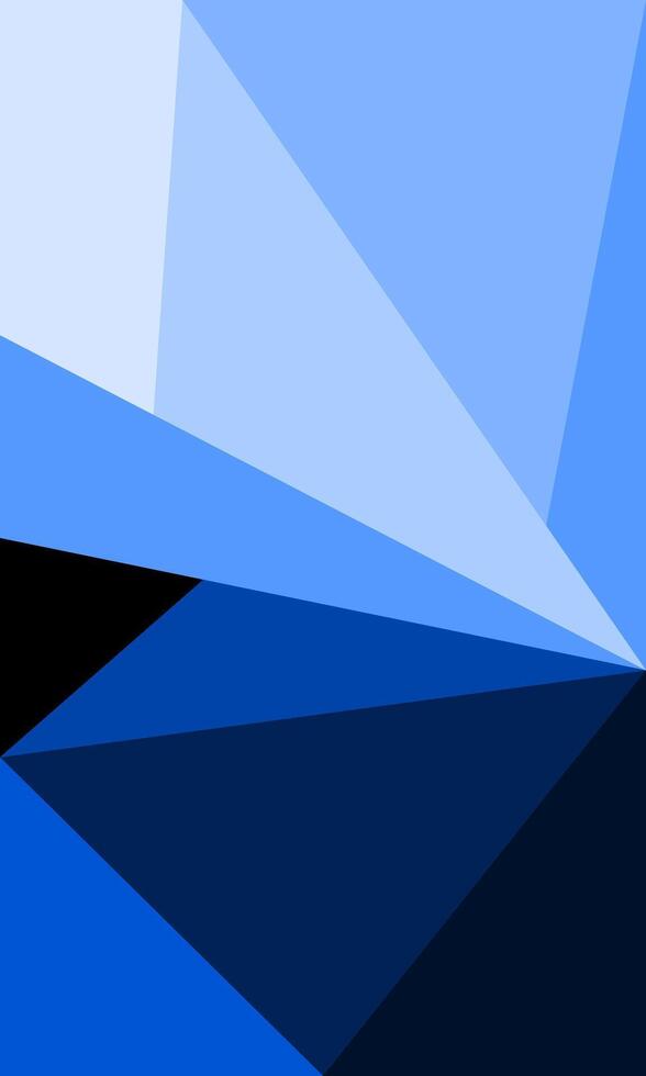 Vertical blue polygonal background with empty space for banner, poster, wallpaper, advertisement, business presentation or poster and banner vector