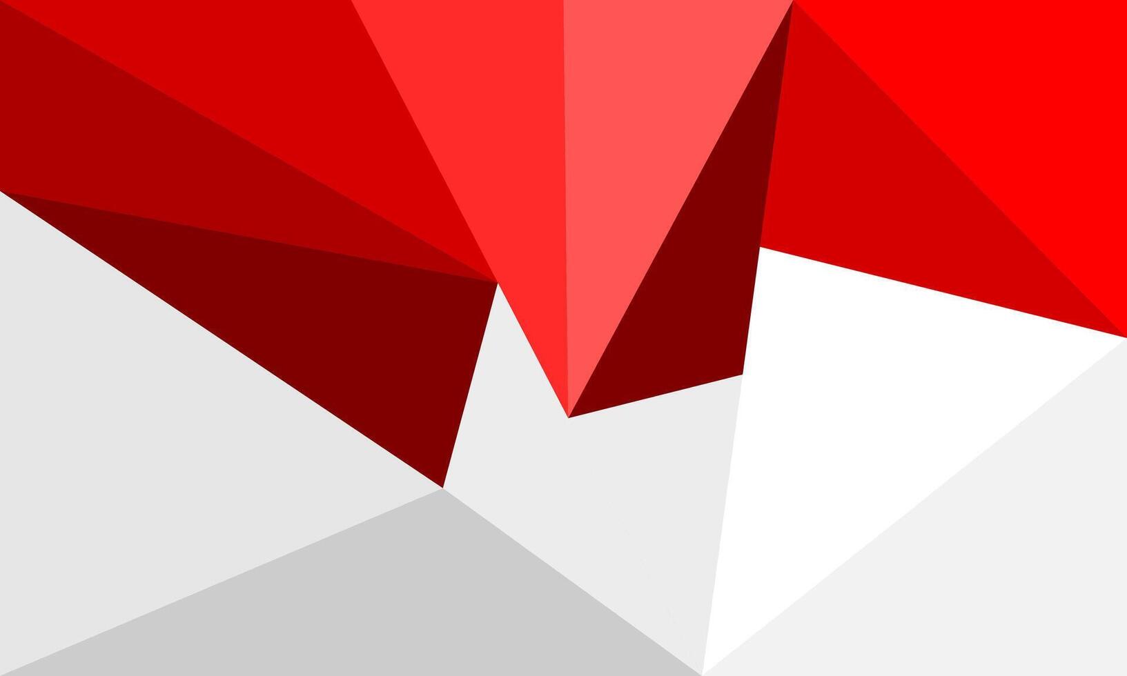 Red and White polygonal abstract background wallpaper graphic design for advertising and presentation vector