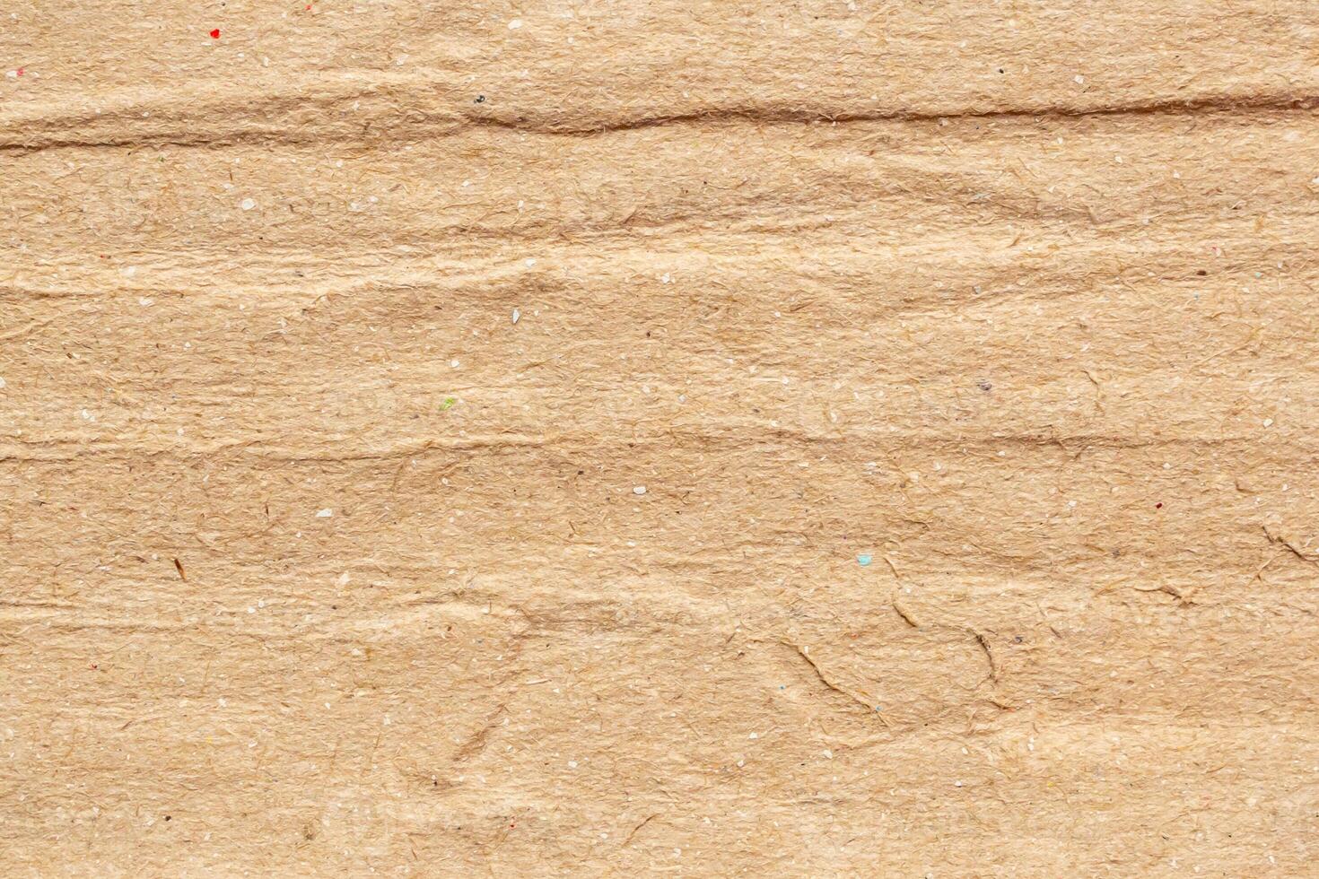 Abstract crumpled and creased recycle brown paper texture background photo