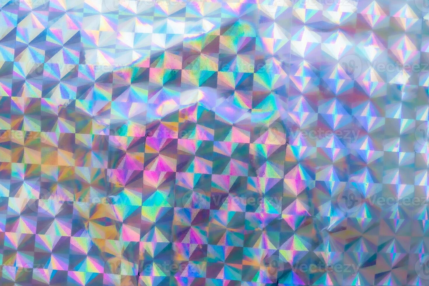 Holographic rainbow foil iridescent texture abstract hologram background photo