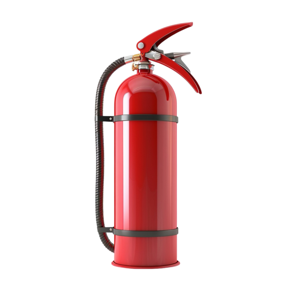 Fire Extinguisher Isolated on Transparent Background AI-Generative png