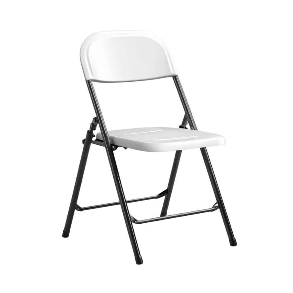 Metal Folding Chair AI-Generative png
