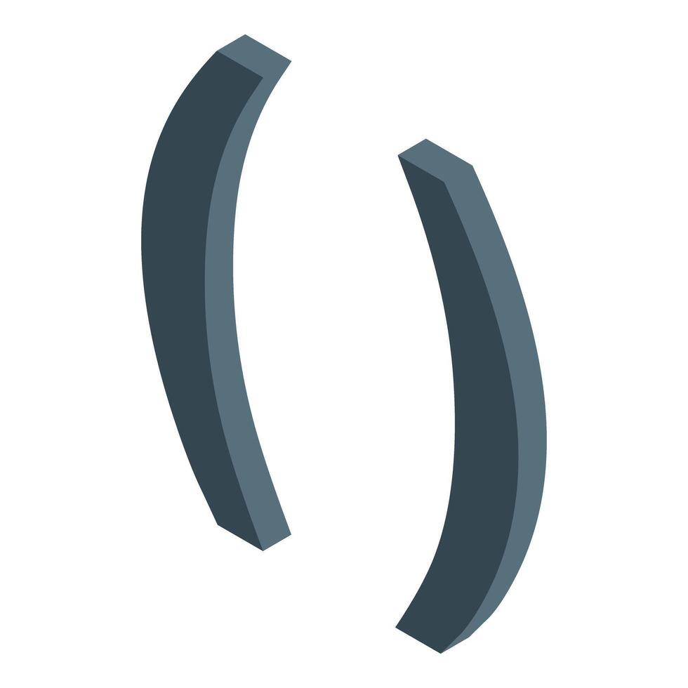Parentheses brackets creating code block programming vector