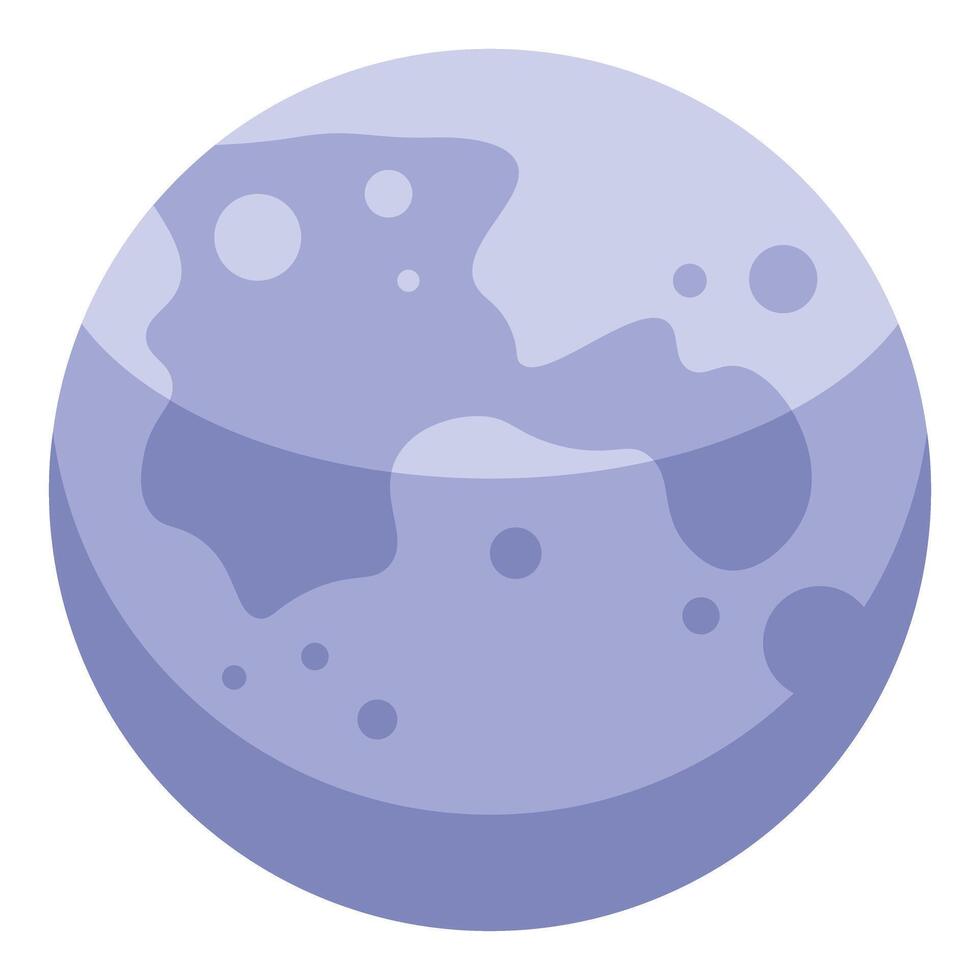 Full moon shining brightly in the night sky vector