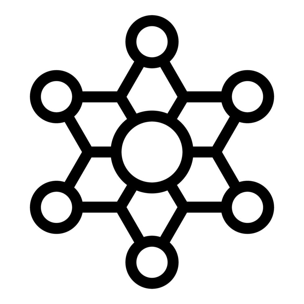 Network hub connecting lines showing data flowing through system vector