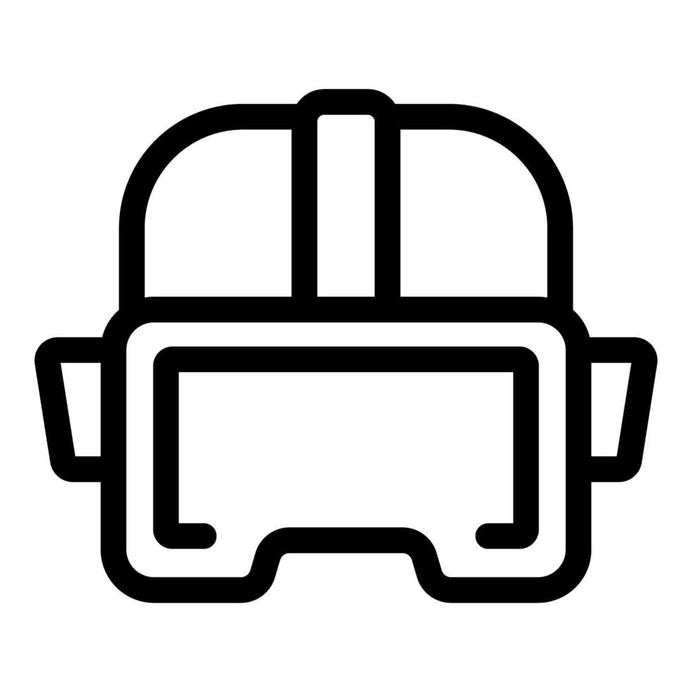American football helmet protecting player from concussion vector