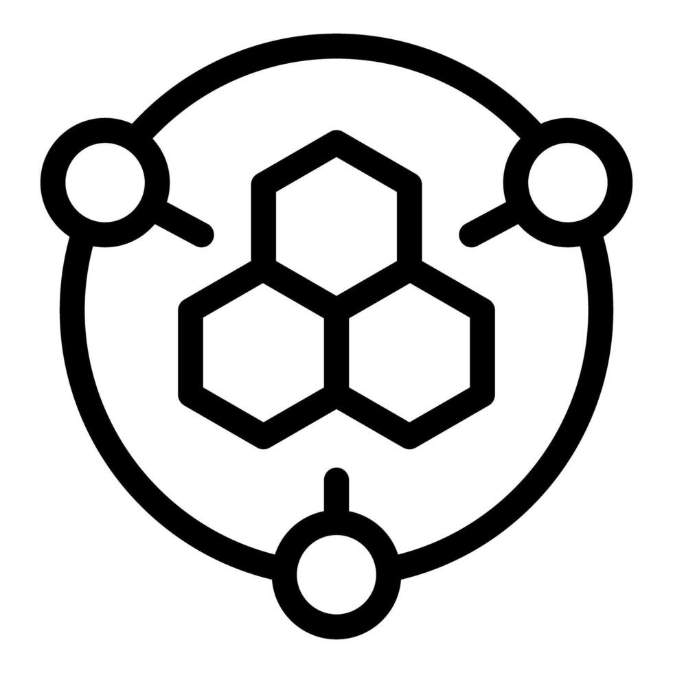Blockchain network showing decentralized ledger storage system vector