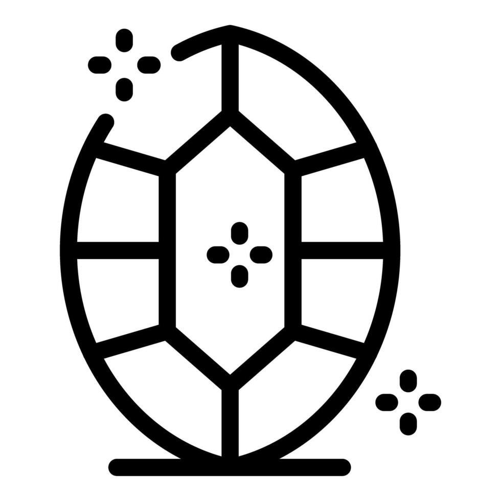 Soccer ball standing upright sparkling clean icon vector
