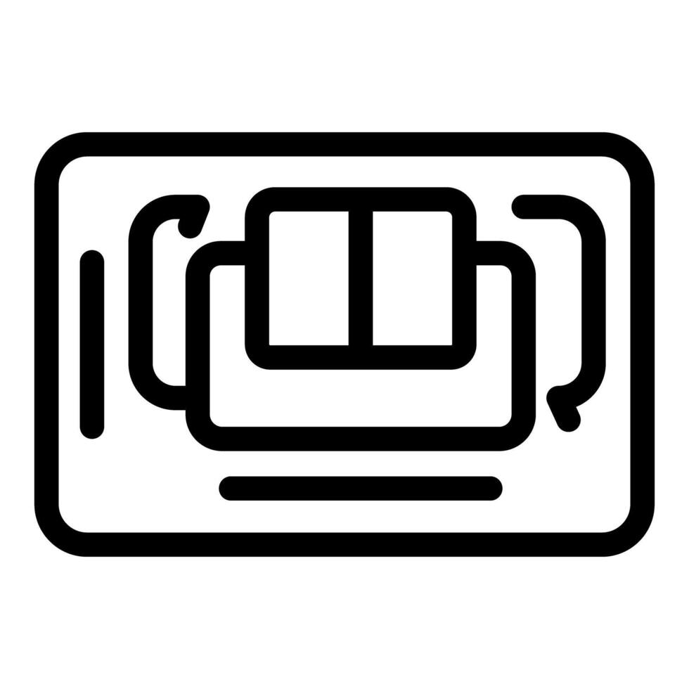 Sim card being inserted into smartphone for connectivity vector