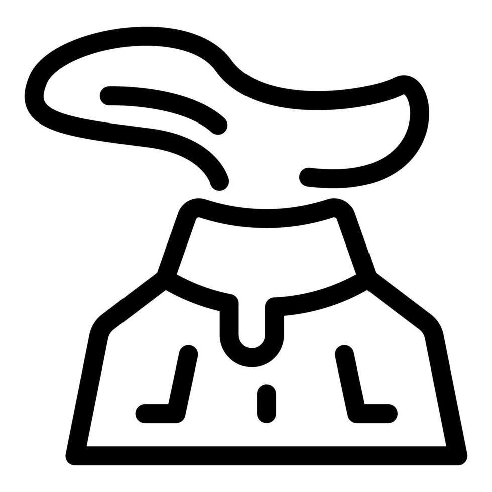 Businessman feeling dizzy with wavy line above head vector
