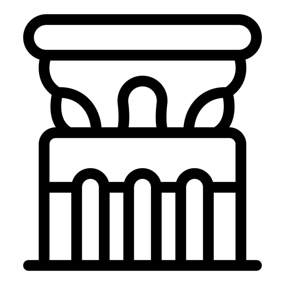 Ancient column representing classical architecture and history vector
