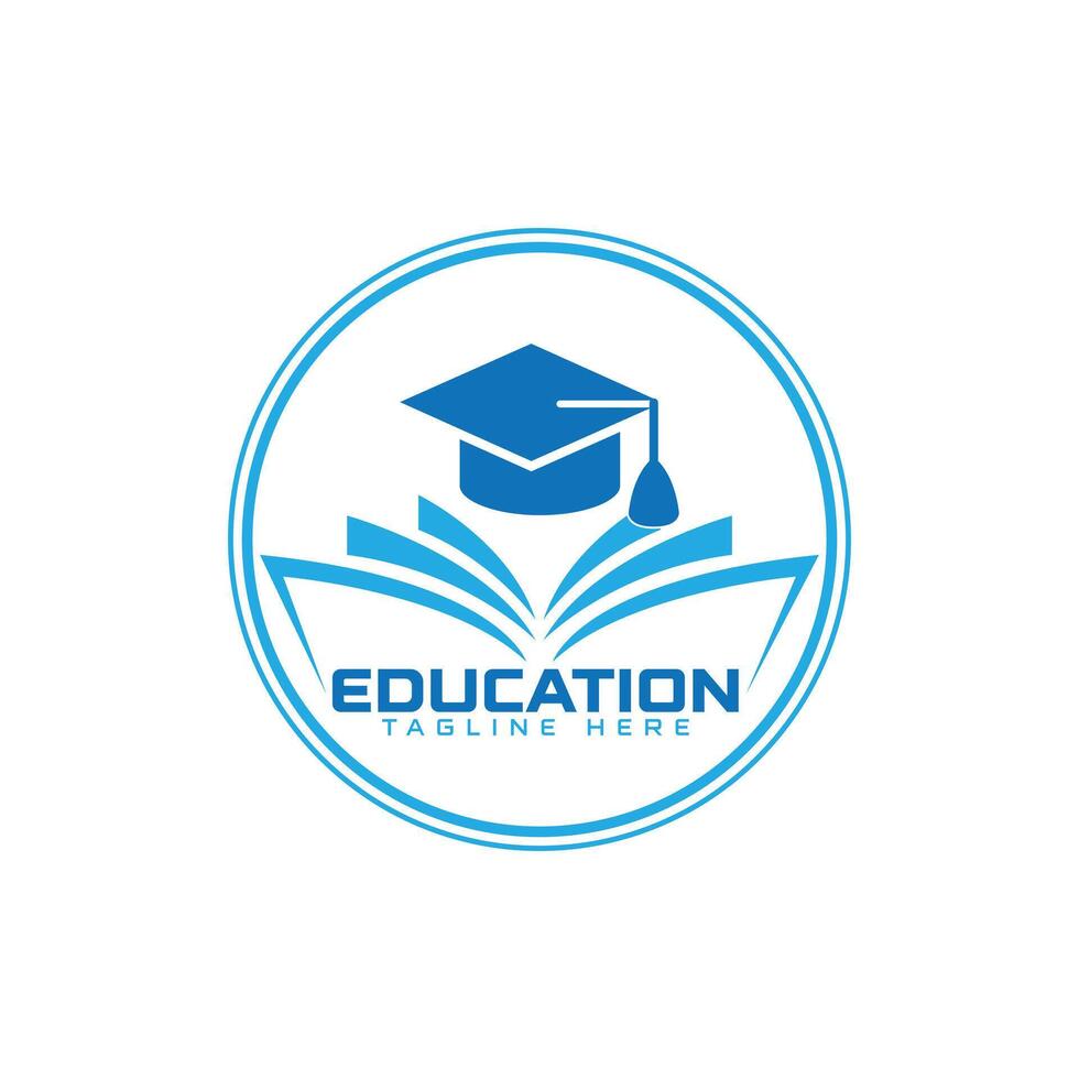 Education logo design, study logo vector
