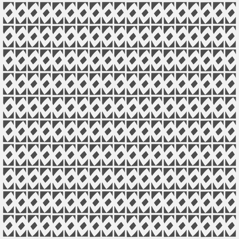 Black and white geometric seamless pattern vector
