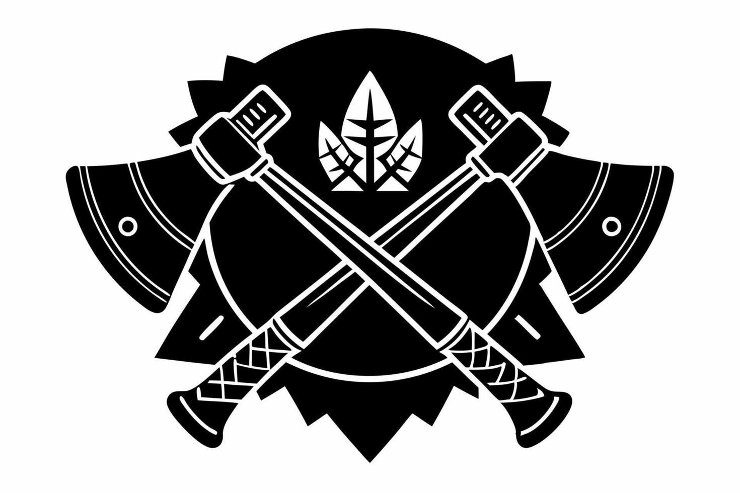 the logo for the band is black and white vector