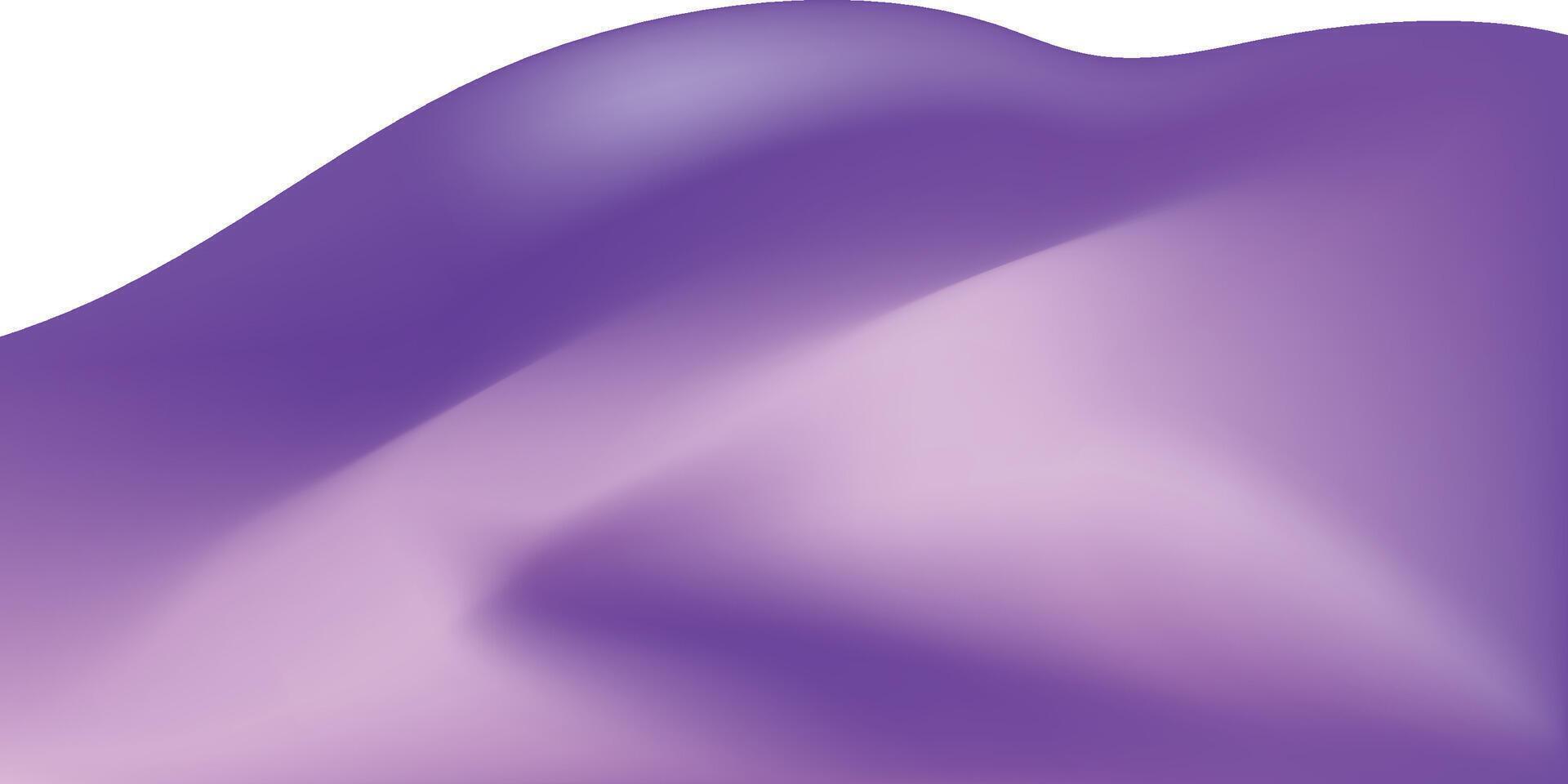 Abstract background with purple wavy silk or satin. illustration vector