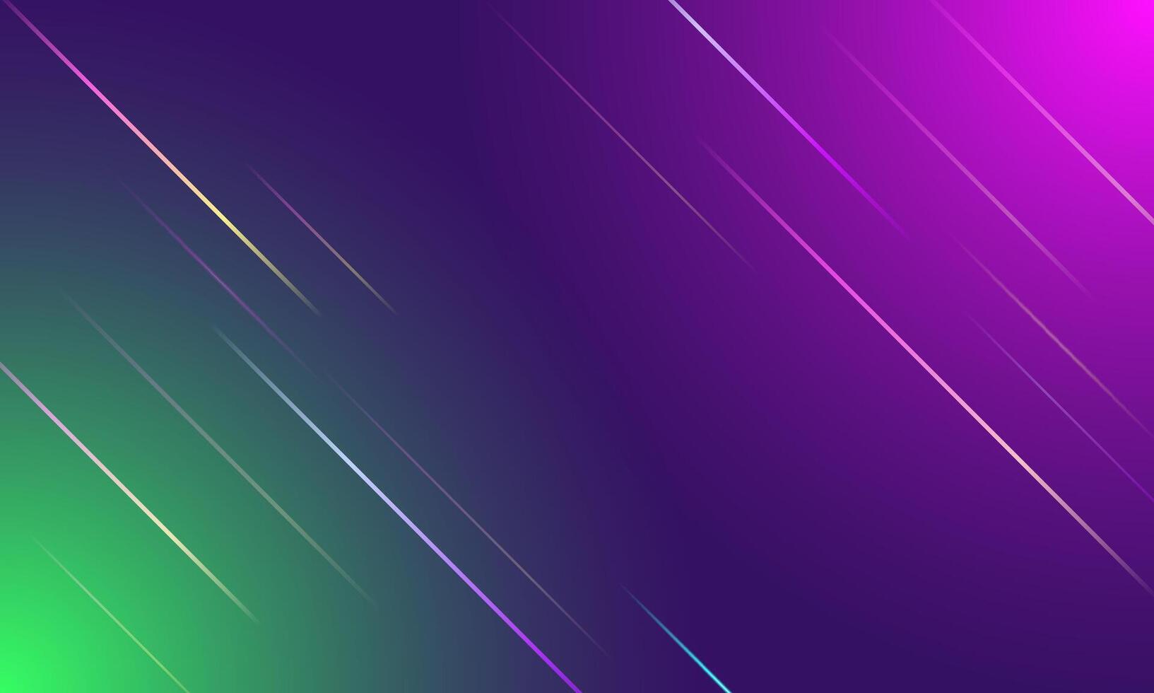 Abstract colorful gradient lines with blue and pink light on purple background. vector