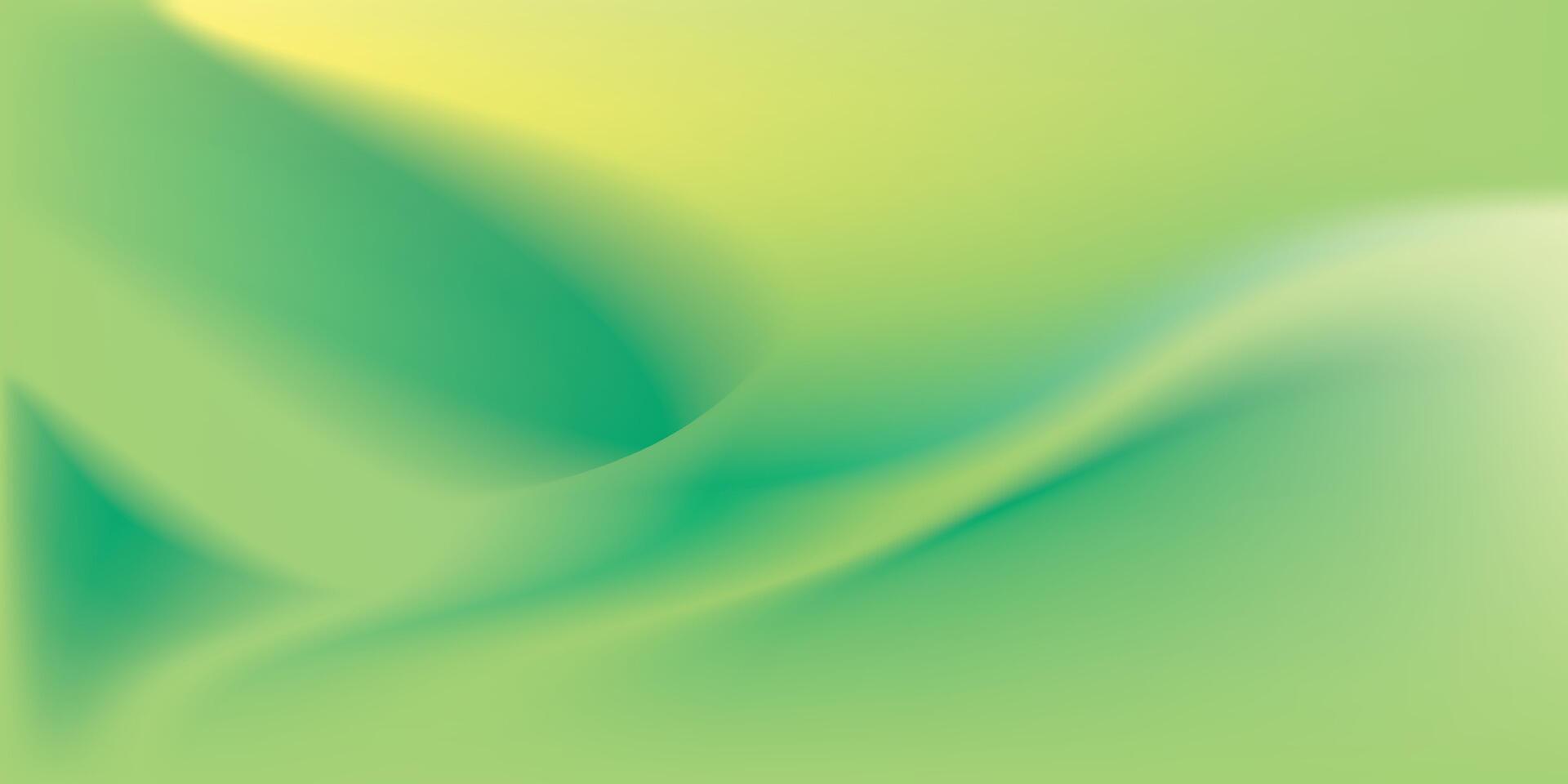 Green abstract background with smooth lines illustration. EPS 10. vector