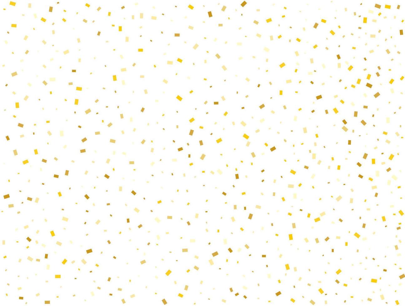 Holiday Golden Rectangles Confetti Background. illustration vector