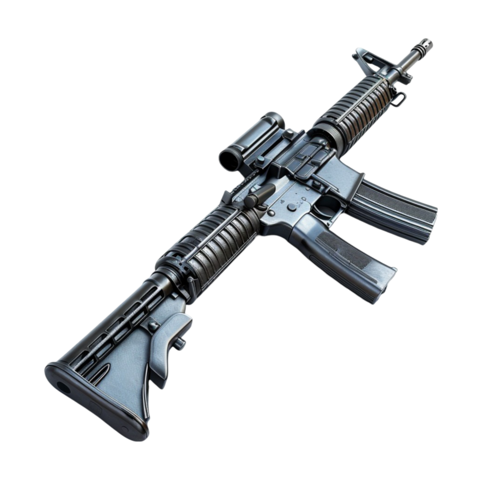 an ar - 15 rifle image png