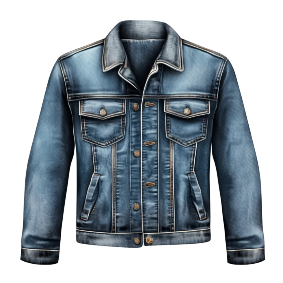 an image of a denim jacket png