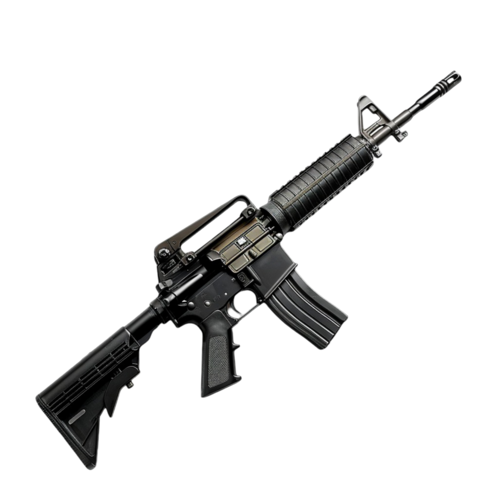 an ar - 15 rifle png