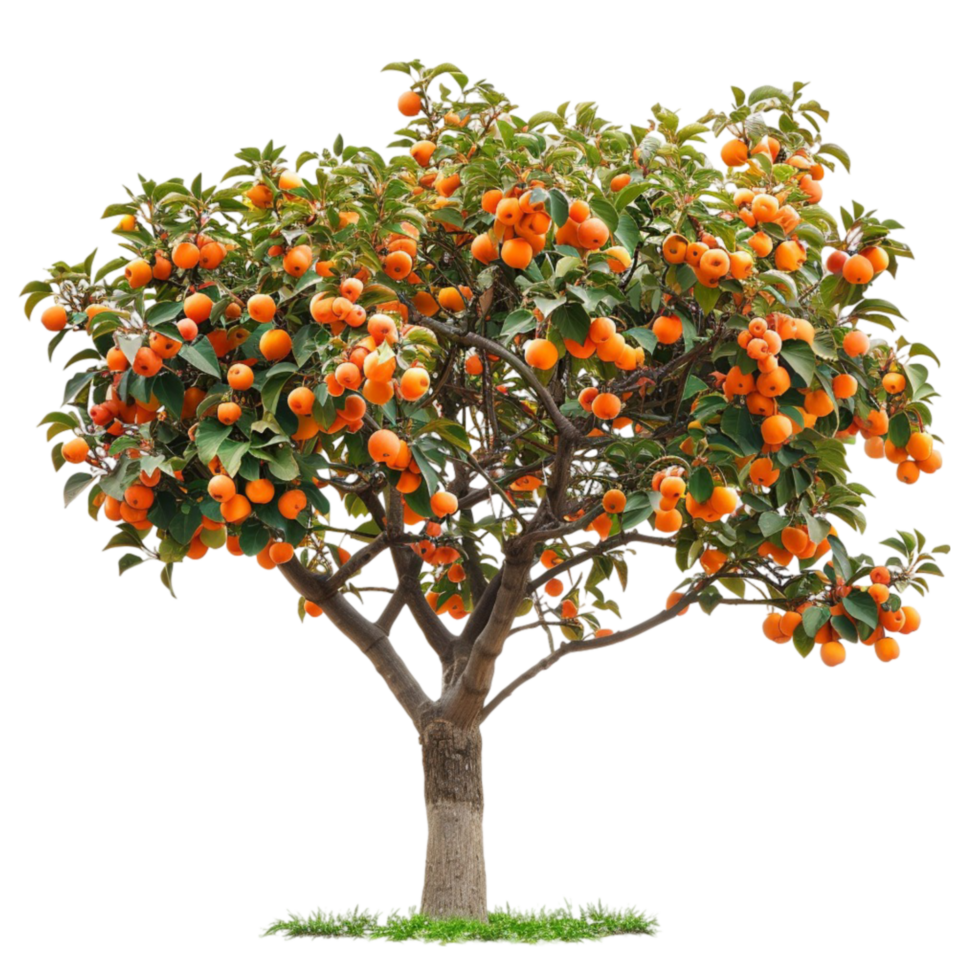 an orange tree with fruit on it png