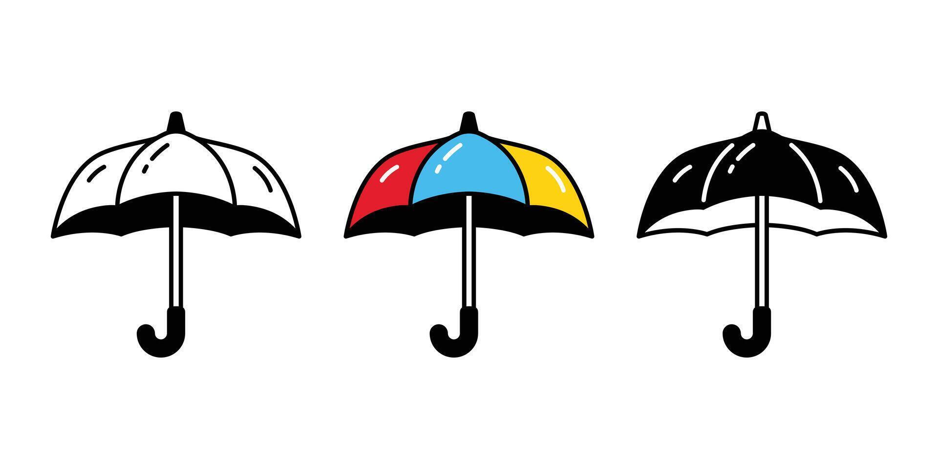 umbrella icon rainbow logo LGBT pride rain cartoon character symbol doodle illustration clip art design vector