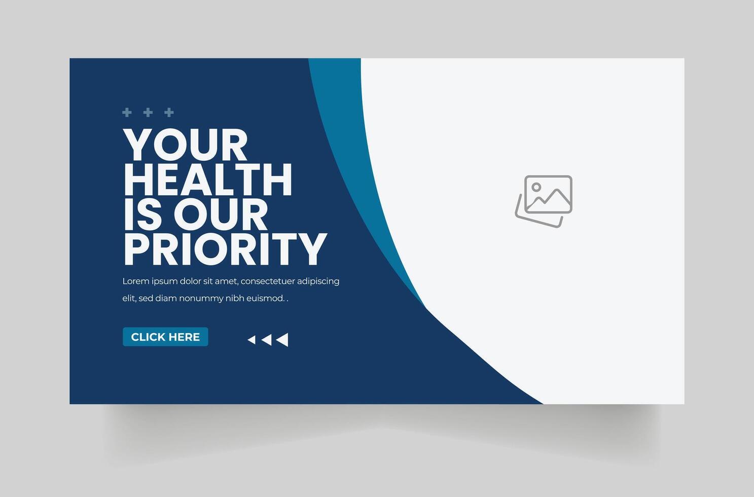 Corporate real-estate business and web banner template, customizable thumbnail vector