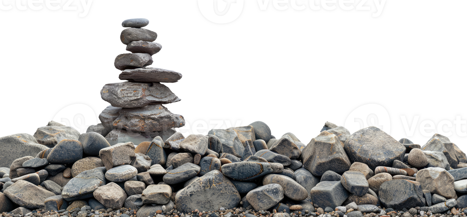 Stones Pyramid Cut Out png