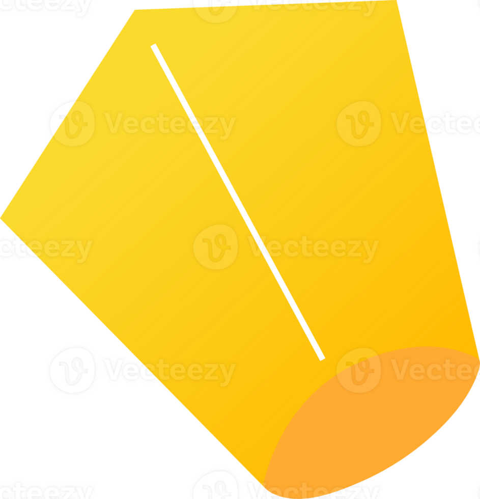 A yellow lantern png