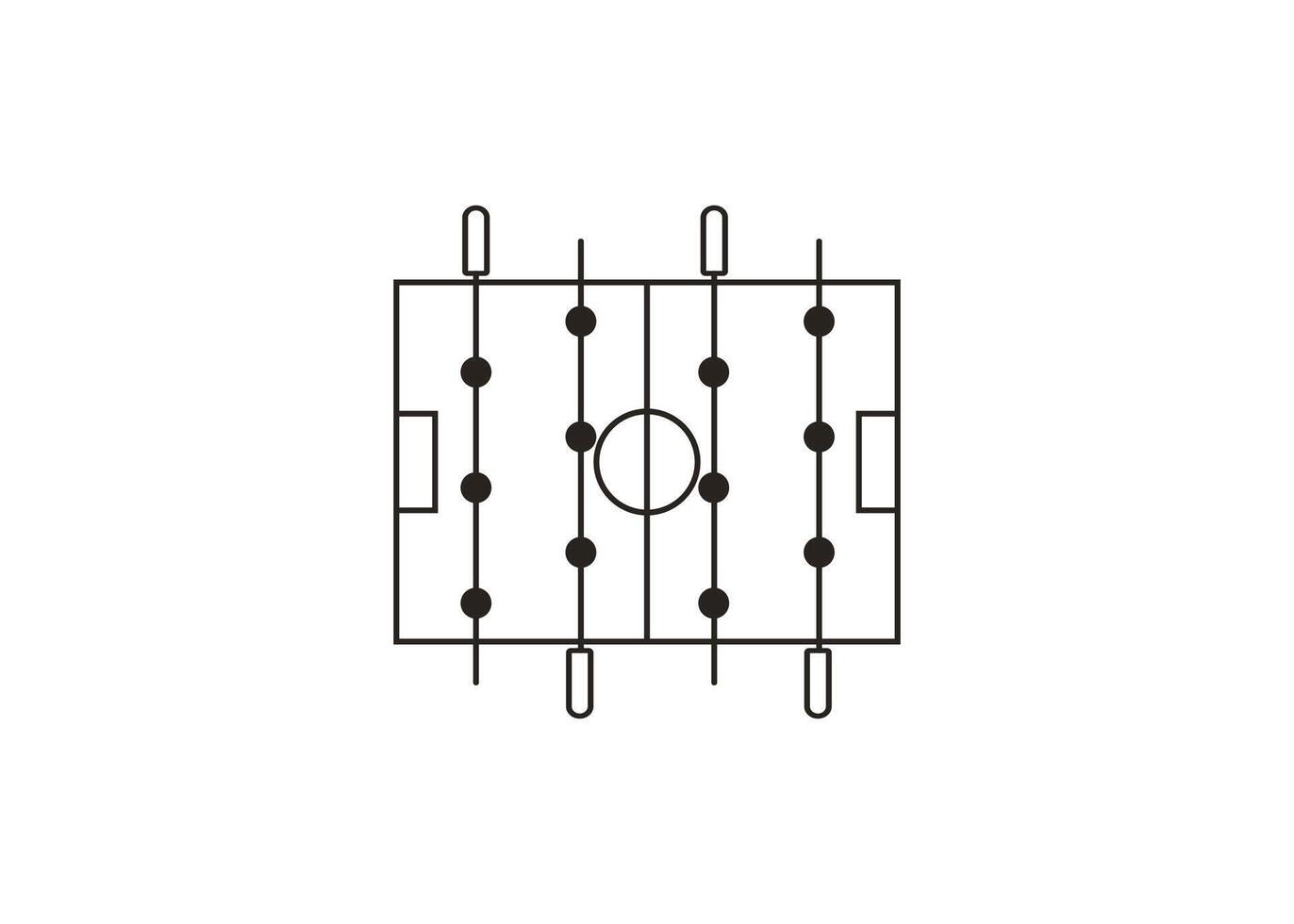 Foosball, game icon. illustration. vector