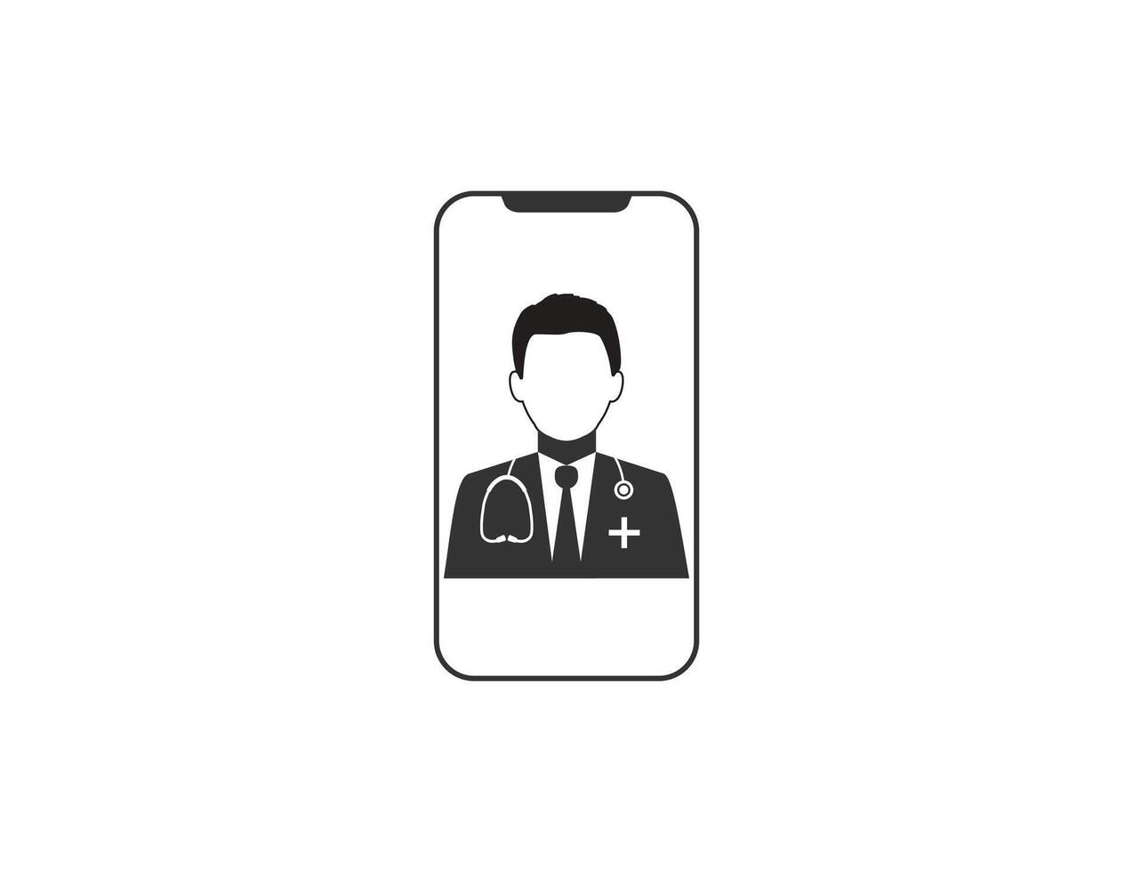 Consultation, help, online, medical icon. illustration. vector