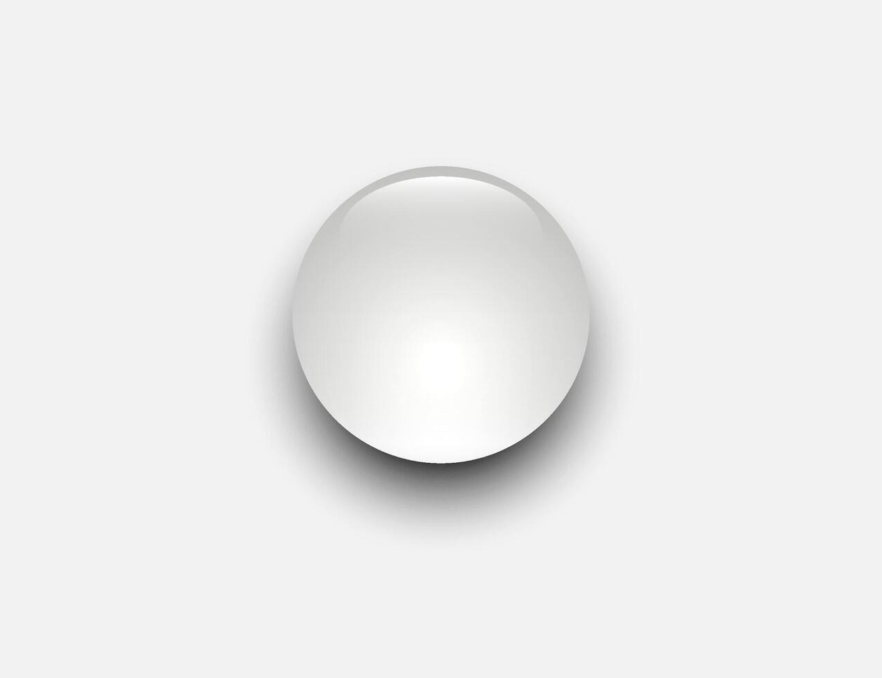Water bubble, isolated on grey background. vector