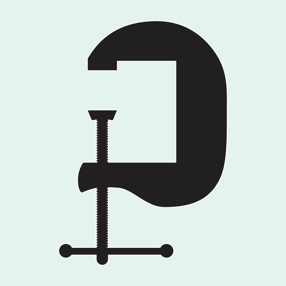 Clamp icon design vector