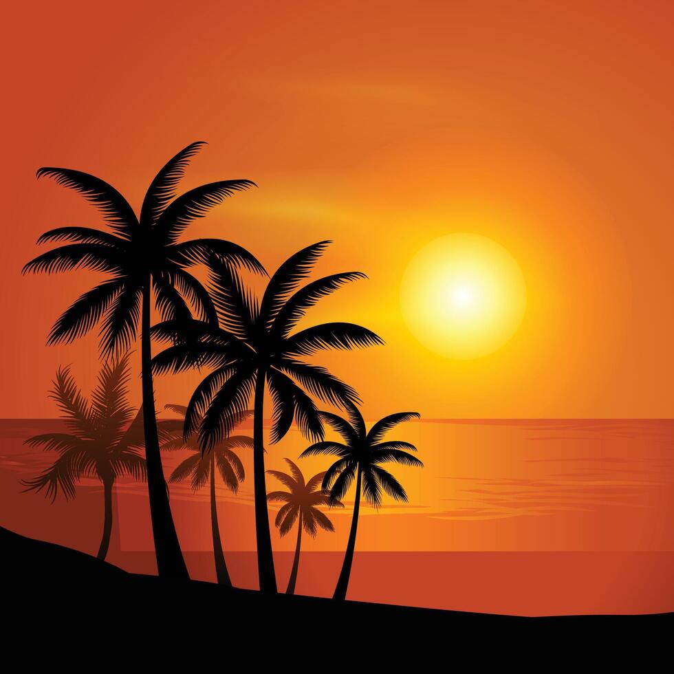 Background design with tree vector