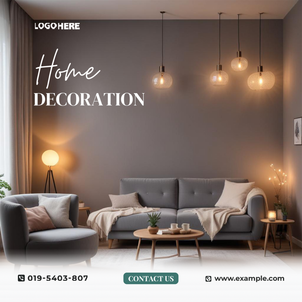 Social media post collection for Home Decoration psd