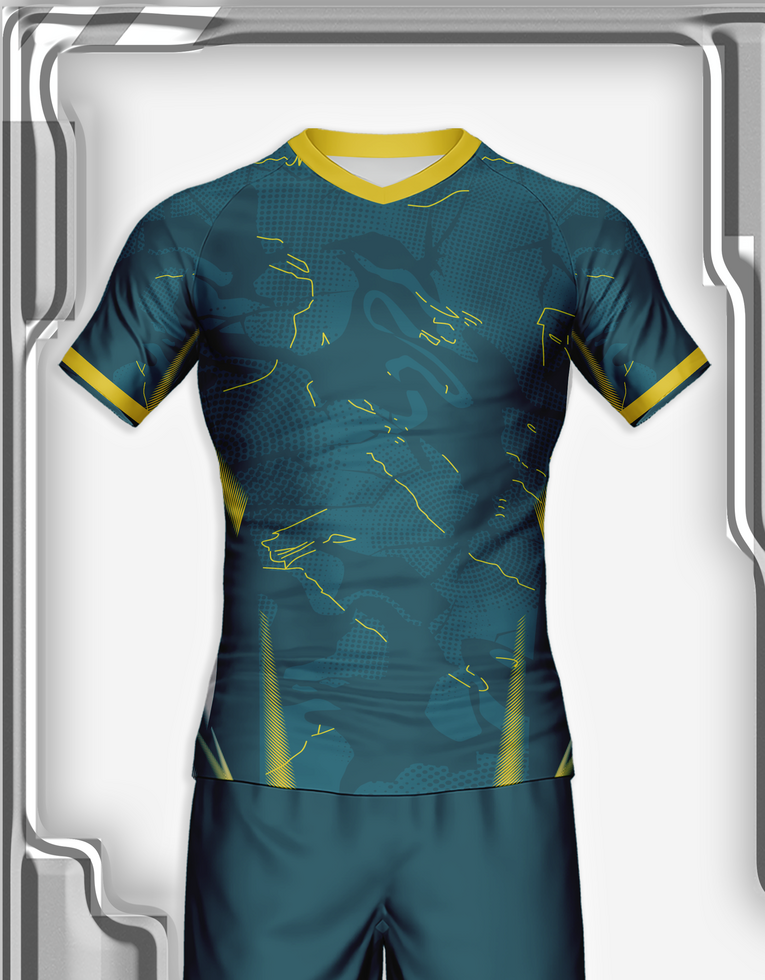 jersey sport shirt template design for soccer Sport, basket ball, running uniform in front view psd