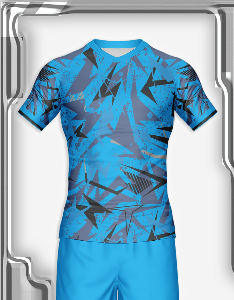 jersey sport shirt template design for soccer Sport, basket ball, running uniform in front view psd