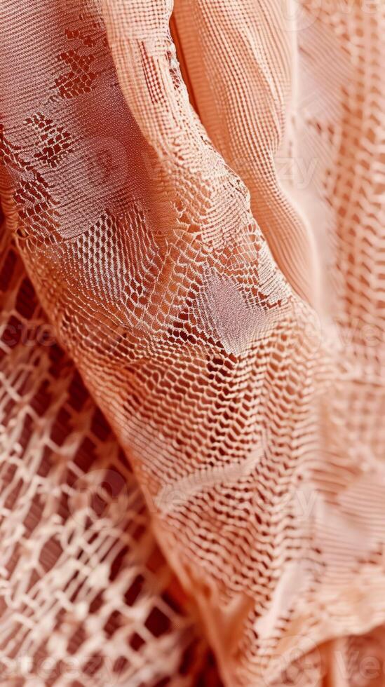 delicate lace pattern, reminiscent of vintage elegance and rendered in muted tones with copyspace photo